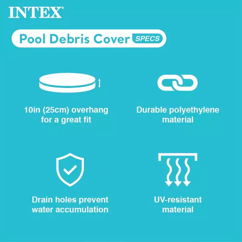 Piscine hors sol Intex 3,66 m x 76 cm avec cadre en métal, filtre, bâche et kit d'entretien