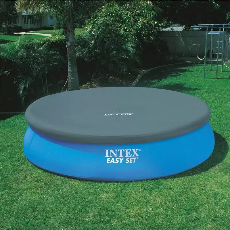 Piscine hors-sol ronde gonflable Easy Set Intex avec couverture de 4,57 m