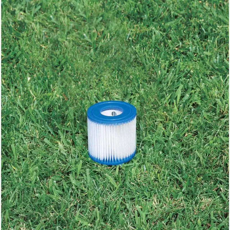 Piscine ronde hors-sol Intex 28201EH à cadre métallique de 3,05 m x 76 cm pour 4 personnes avec pompe de filtration et 6 cartouches filtrantes de rechange type H
