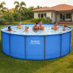 Piscine hors sol ronde Bestway Steel Pro MAX 15' x 48 pour jardin