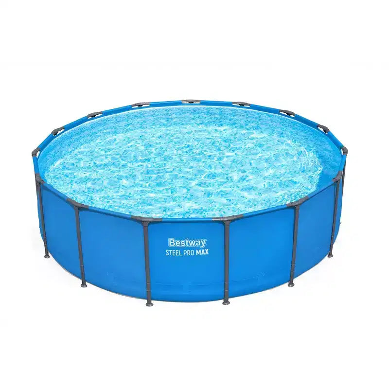 Piscine hors sol ronde Bestway Steel Pro MAX 15' x 48 pour jardin
