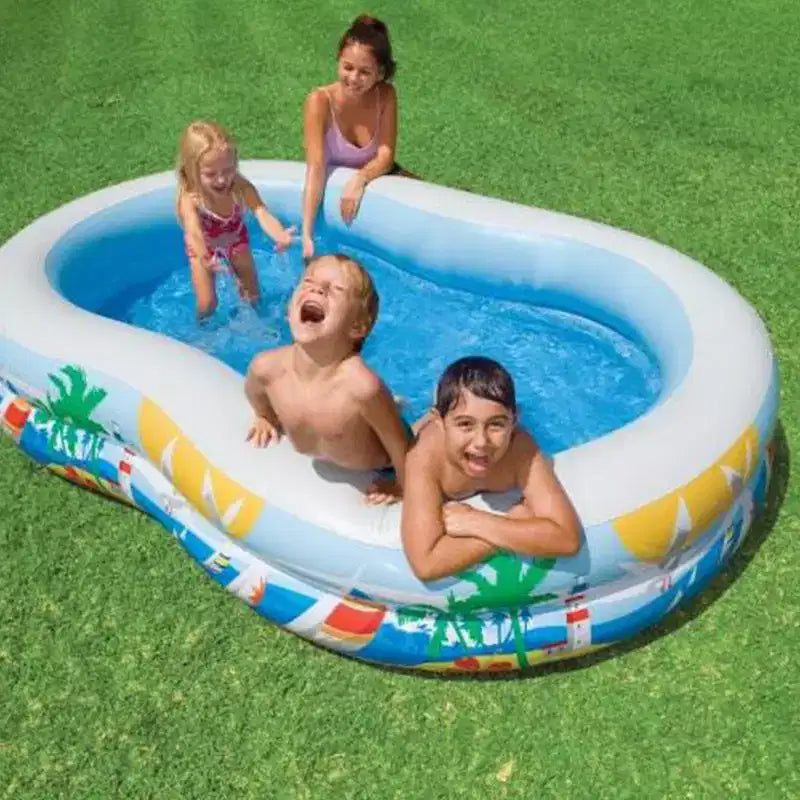 Piscine Gonflable Océan Intex 2,6 m x 1,6 m x 46 cm Swim Center