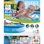 Piscine Intex Easy Set 3,66 m x 76 cm avec pompe de 2000 L/h et (lot de 2) cartouches filtrantes