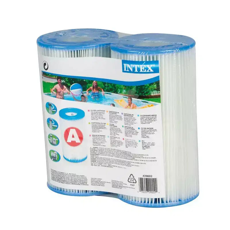 Piscine Intex Easy Set 3,66 m x 76 cm avec pompe de 2000 L/h et (lot de 2) cartouches filtrantes