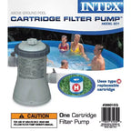 Piscine gonflable INTEX Easy Set 2,4 m x 76 cm hors sol portable pour famille avec pompe filtrante à cartouche avec disjoncteur différentiel et bâche de protection ronde en vinyle