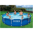 Piscine hors sol ronde Intex de 3,66 m x 76 cm avec cadre métallique et pompe pour toute la famille