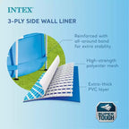 Piscine hors sol Intex Metal Frame 3,66 m x 76 cm avec filtre et bâche