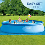 Piscine hors-sol gonflable Intex 1,22m x 5,49m avec échelle, pompe et bâche