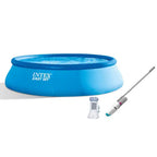 Intex 15ft x 42in Easy Set Pool with 1000 GPH Pump & Kokido Telsa 10 Pool Vacuum