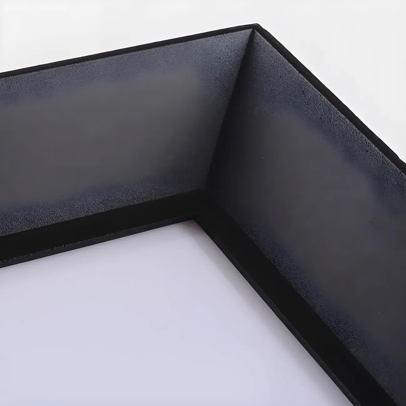 Lampe de poteau extérieure carrée minimaliste en métal noir