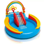 Centre de jeux gonflable Intex 2,97m x 1,91m x 1,35m avec toboggan arc-en-ciel