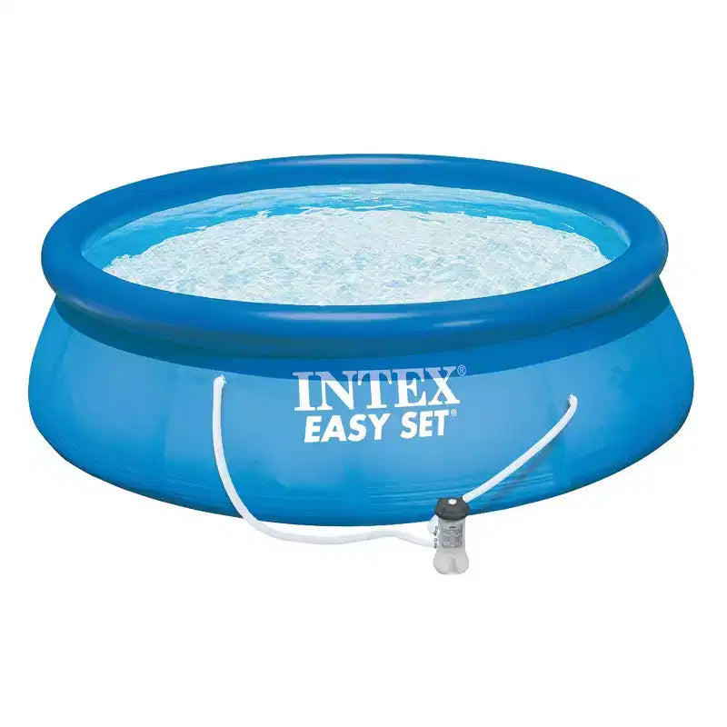 Kit piscine gonflable Intex Easy Set 4,57 m x 1,22 m avec pompe de filtration GFCI 3 785 L/h 26167EH