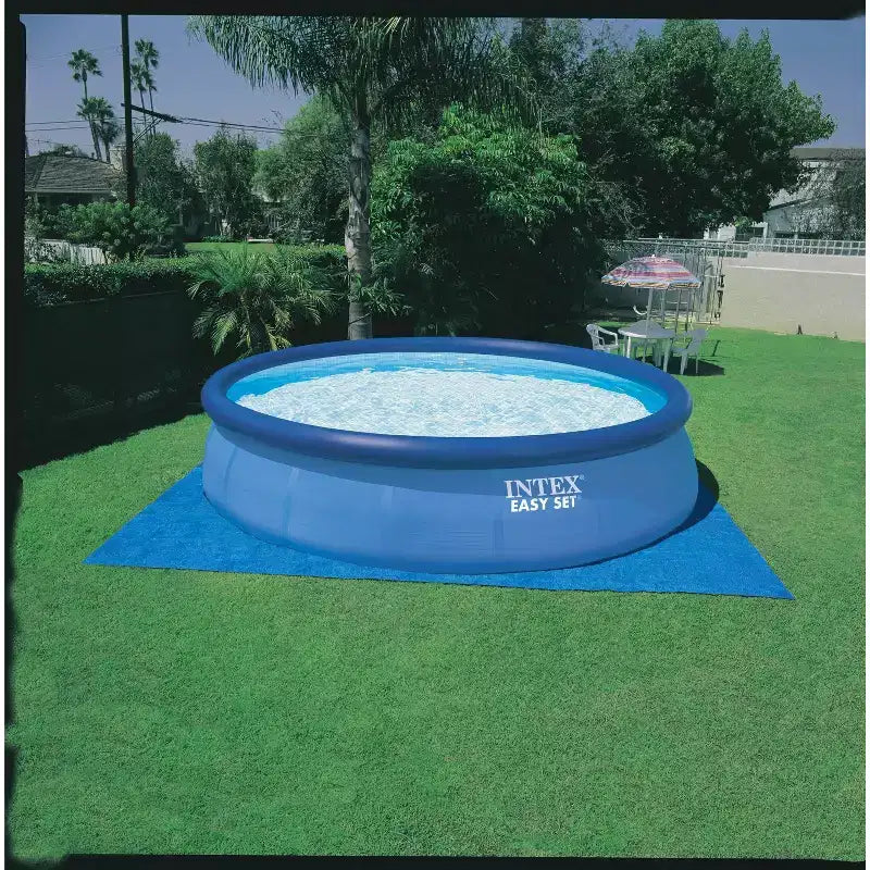 Kit piscine gonflable Intex Easy Set 4,57 m x 1,22 m avec pompe de filtration GFCI 3 785 L/h 26167EH