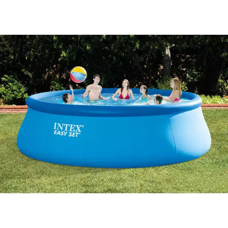 Kit piscine gonflable Intex Easy Set 4,57 m x 1,22 m avec pompe de filtration GFCI 3 785 L/h 26167EH