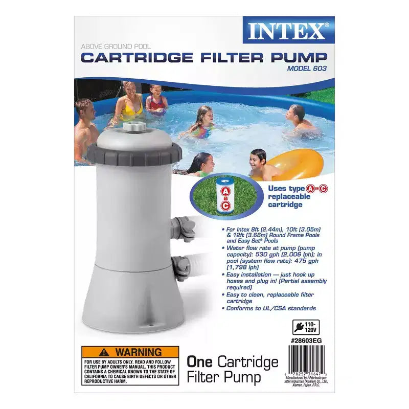 Piscine hors sol Intex Easy Set 4,57 m x 84 cm et pompe de filtration 2000 l/h