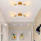 Applique murale moderne dorée pour salle de bain, éclairage haut/bas