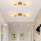 Applique murale moderne dorée pour salle de bain, éclairage haut/bas