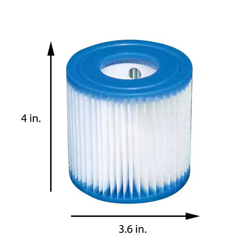 Piscine Intex 3,05 m x 3,05 m x 76 cm avec bâche de protection ronde de 3,05 m et cartouche filtrante