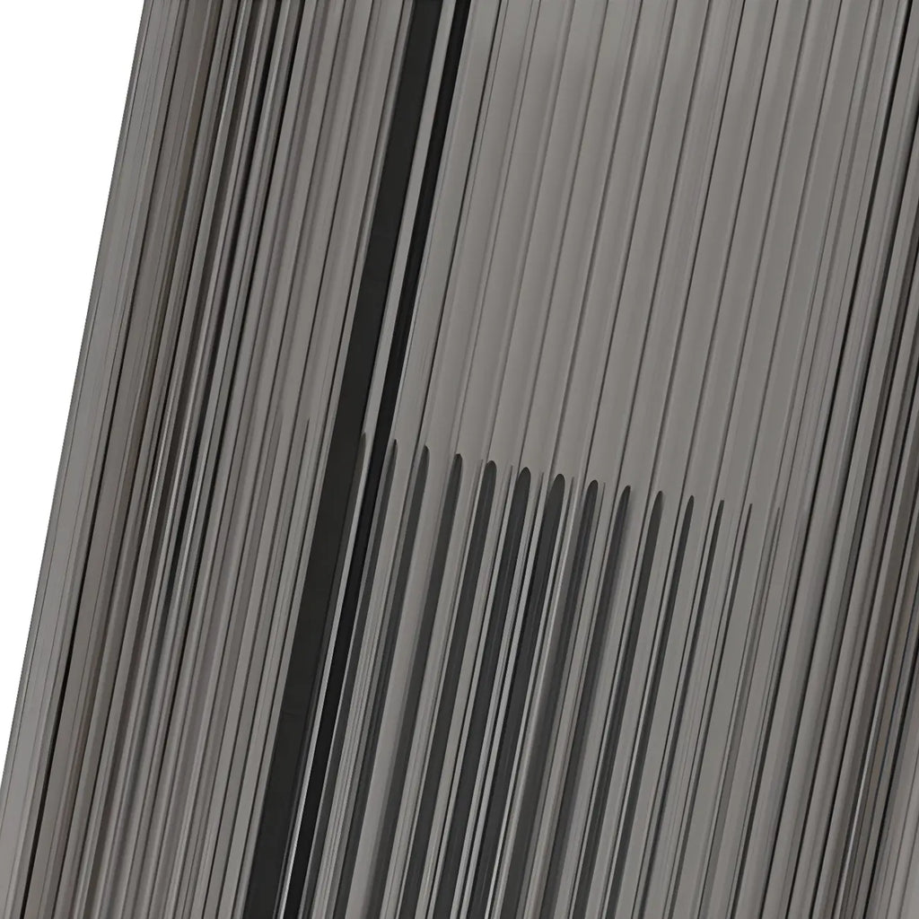 Lampes solaires cylindriques en métal noir pour poteaux extérieurs