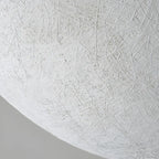 Lampes solaires de jardin en résine en forme de boule pour poteaux extérieurs