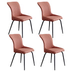 Chaises de cuisine/salle à manger industrielles gris foncé sans accoudoirs