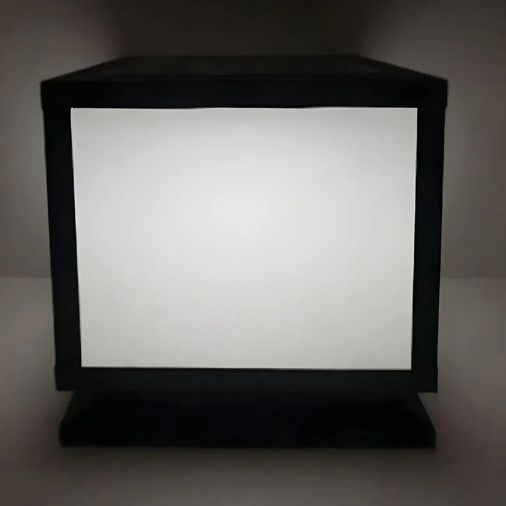 Lampadaires solaires extérieurs carrés noirs minimalistes