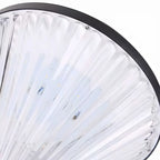Lampes solaires d'extérieur noires en forme de diamant