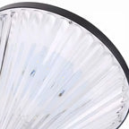Lampes solaires d'extérieur noires en forme de diamant
