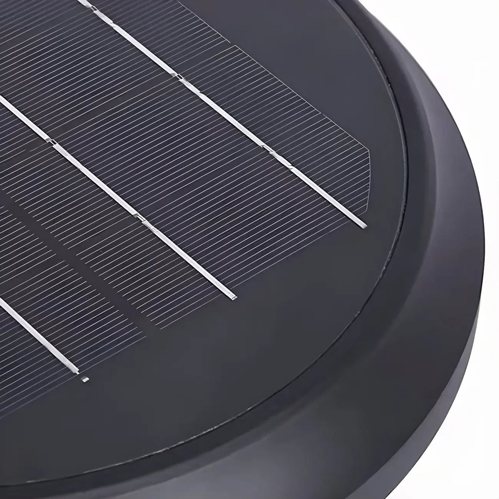 Lampes solaires d'extérieur noires en forme de diamant