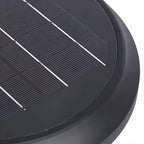 Lampes solaires d'extérieur noires en forme de diamant