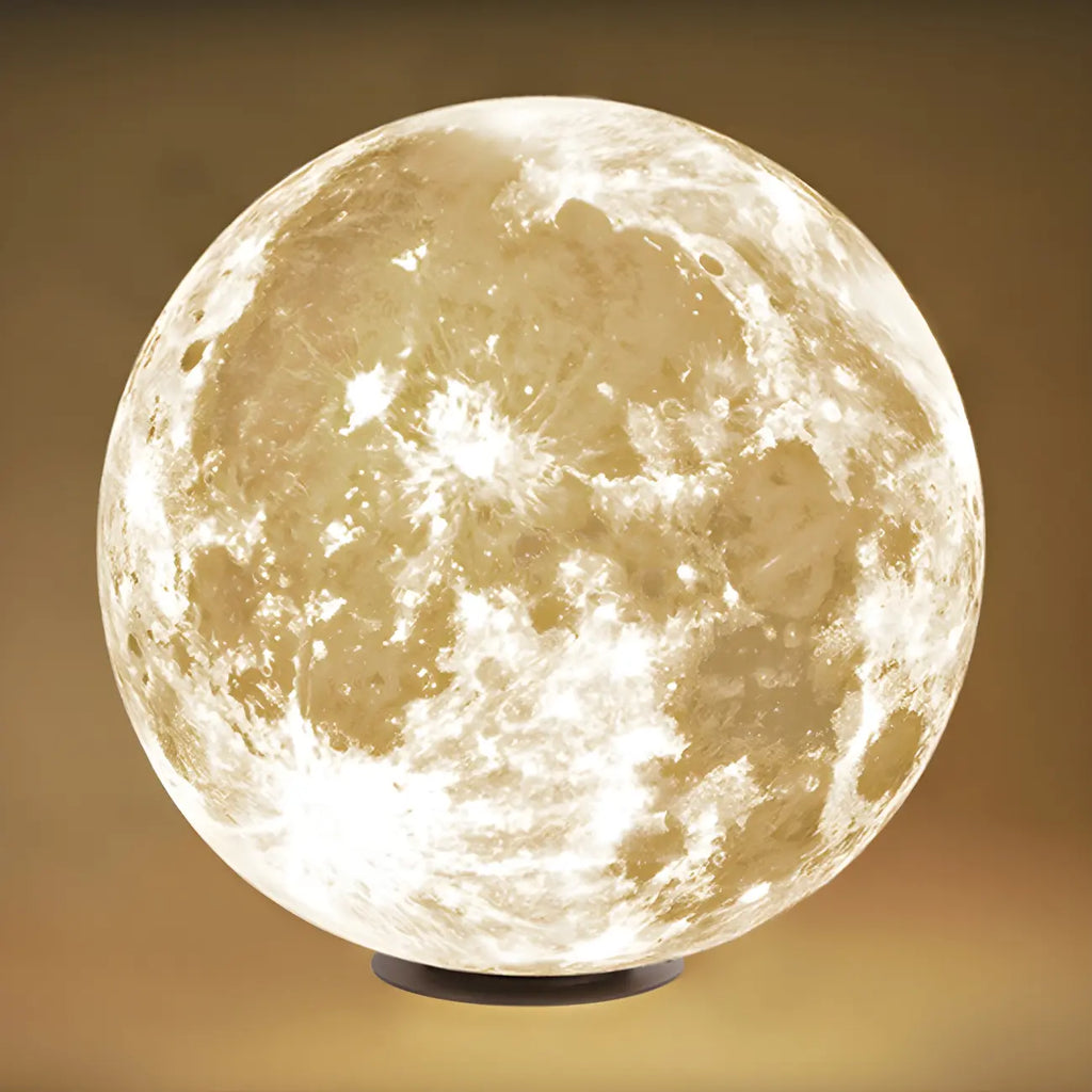 Lampes LED en forme de lune pour poteaux extérieurs