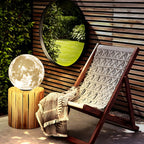 Lampes LED en forme de lune pour poteaux extérieurs