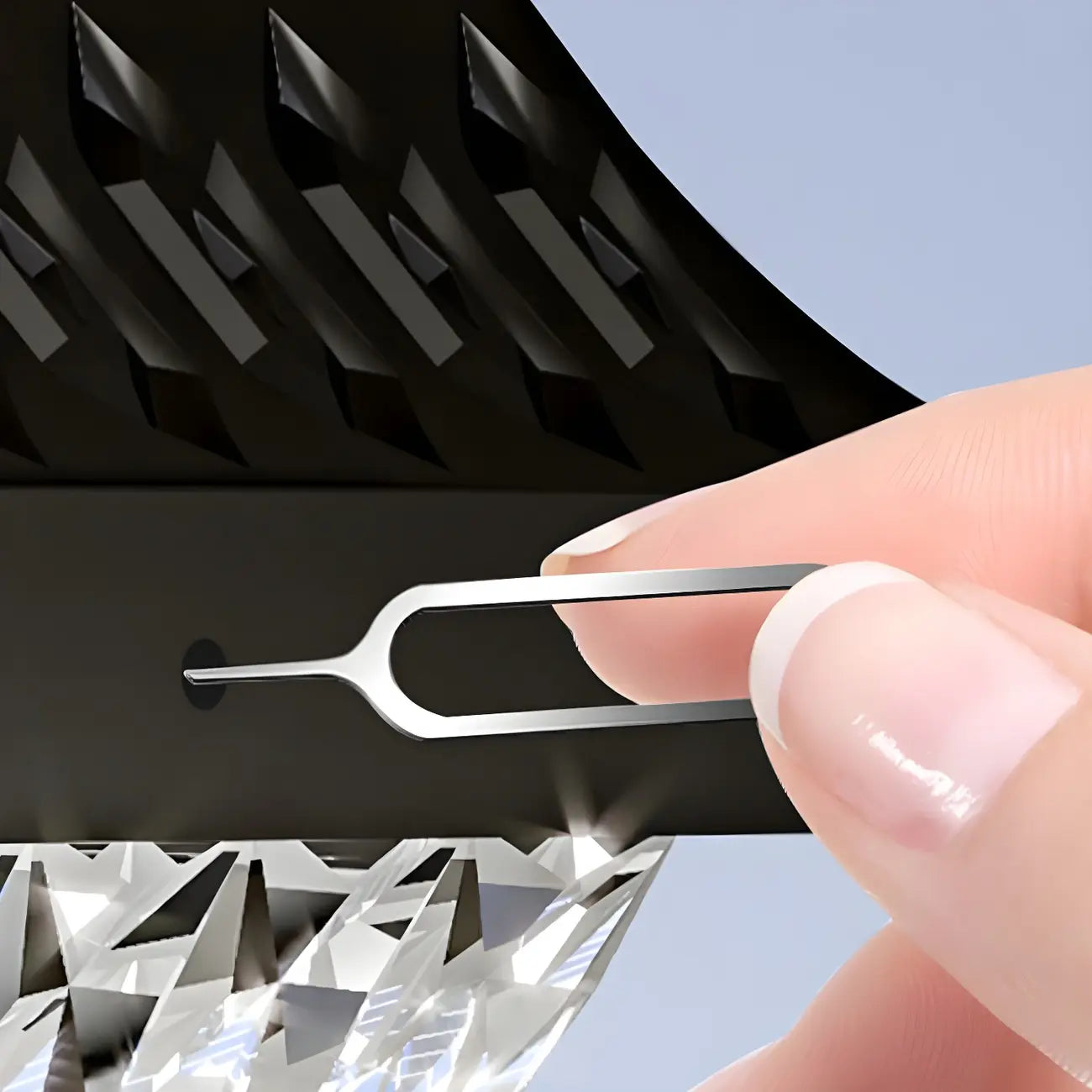 Lampes solaires d'extérieur hexagonales à facettes en plastique noir