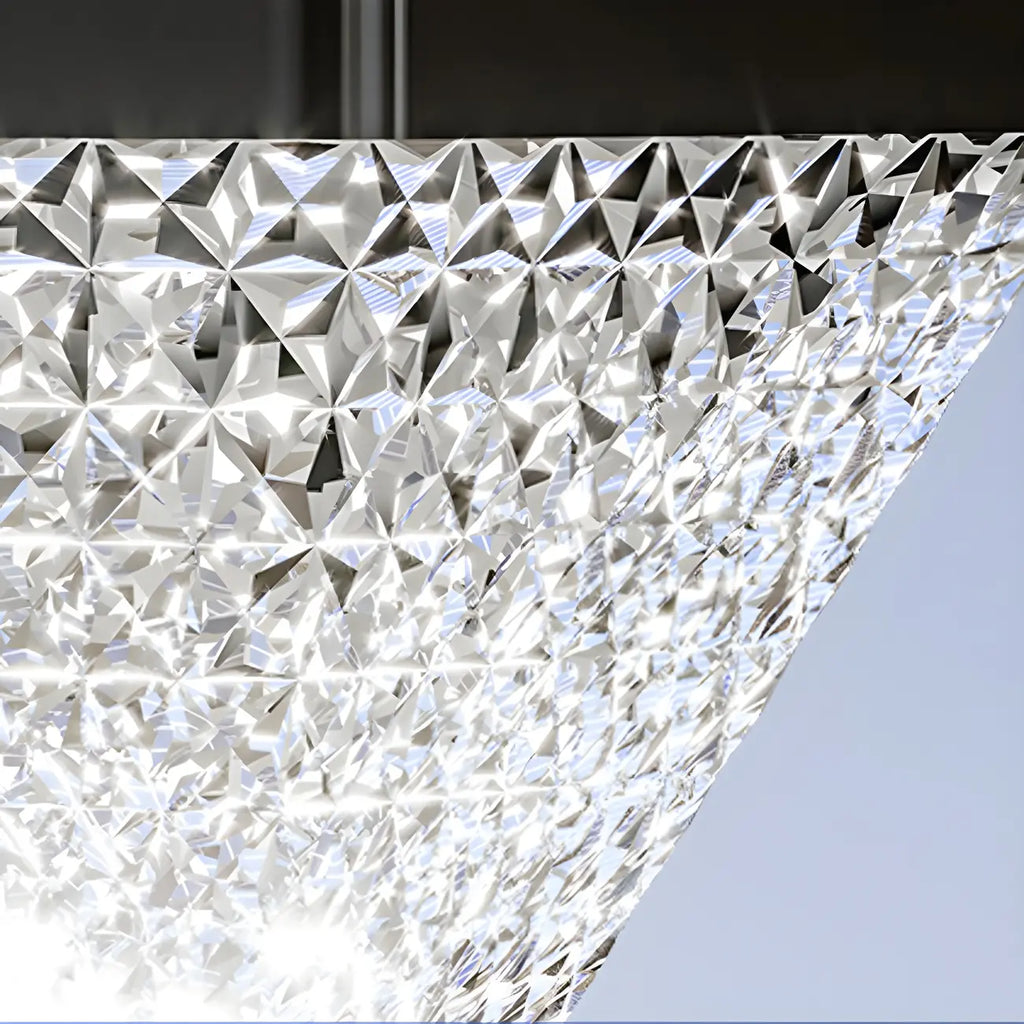Lampes solaires d'extérieur hexagonales à facettes en plastique noir