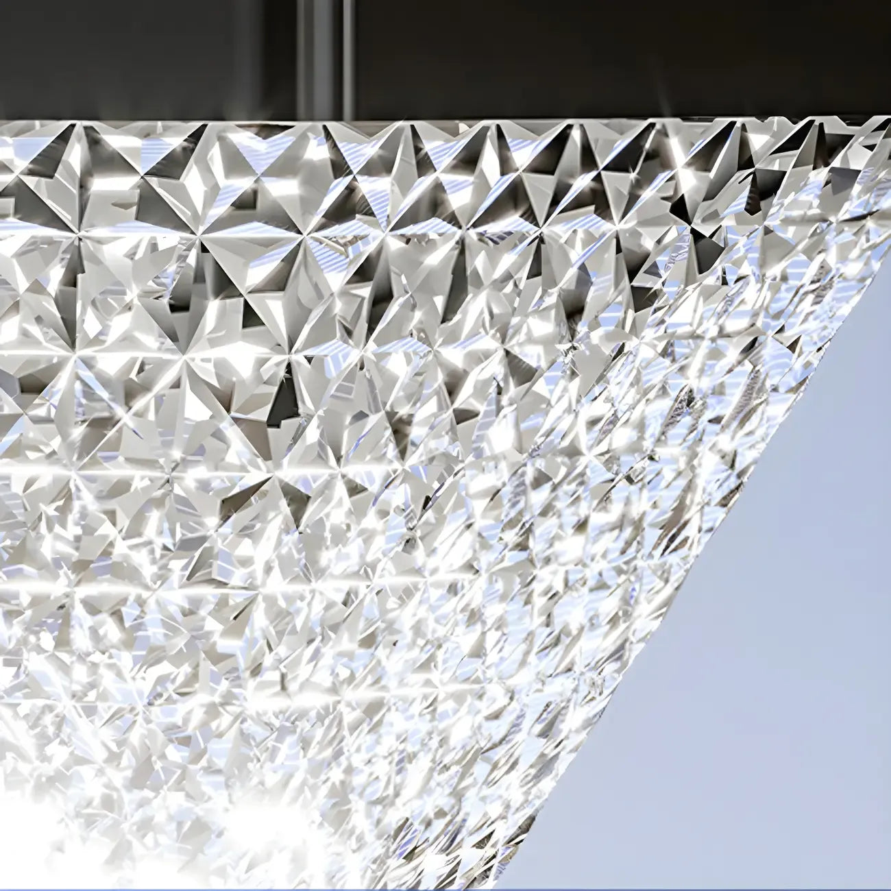 Lampes solaires d'extérieur hexagonales à facettes en plastique noir