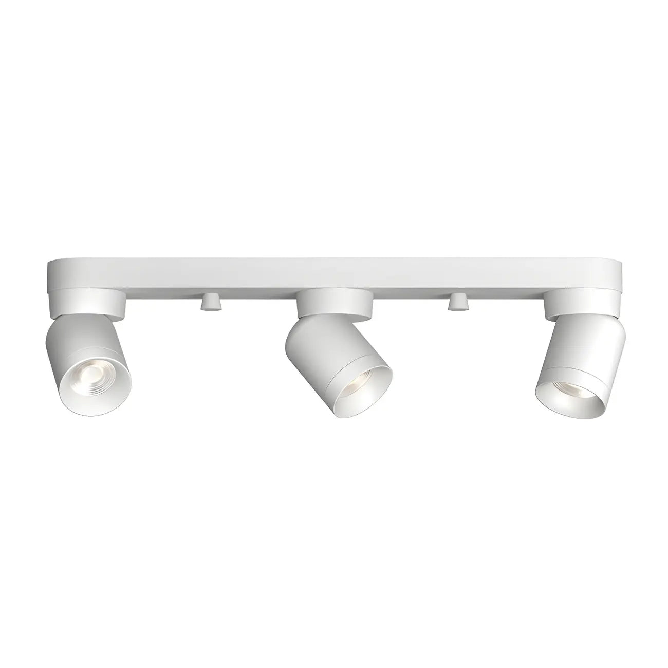 Mini projecteur LED encastré réglable en aluminium, style minimaliste.