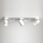 Mini projecteur LED encastré réglable en aluminium, style minimaliste.