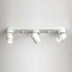 Mini projecteur LED encastré réglable en aluminium, style minimaliste.