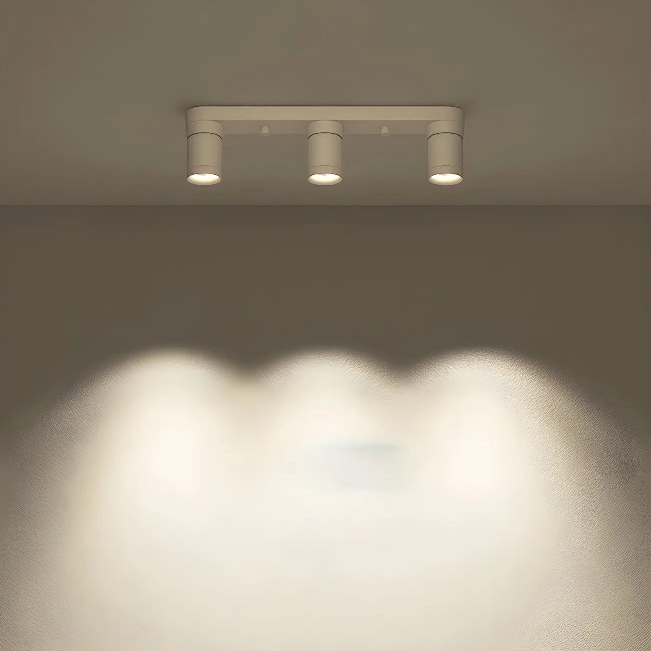 Mini projecteur LED encastré réglable en aluminium, style minimaliste.