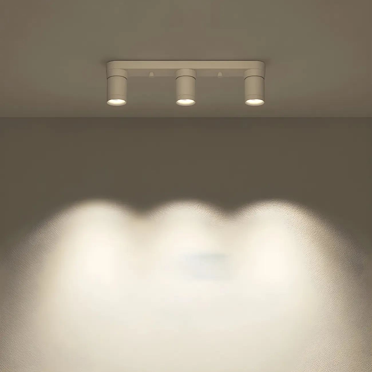 Mini projecteur LED encastré réglable en aluminium, style minimaliste.