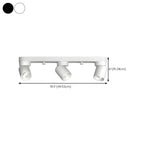 Mini projecteur LED encastré réglable en aluminium, style minimaliste.