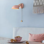 Applique murale minimaliste en métal réglable avec chaînette pour la maison
