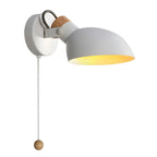 Applique murale minimaliste en métal réglable avec chaînette pour la maison