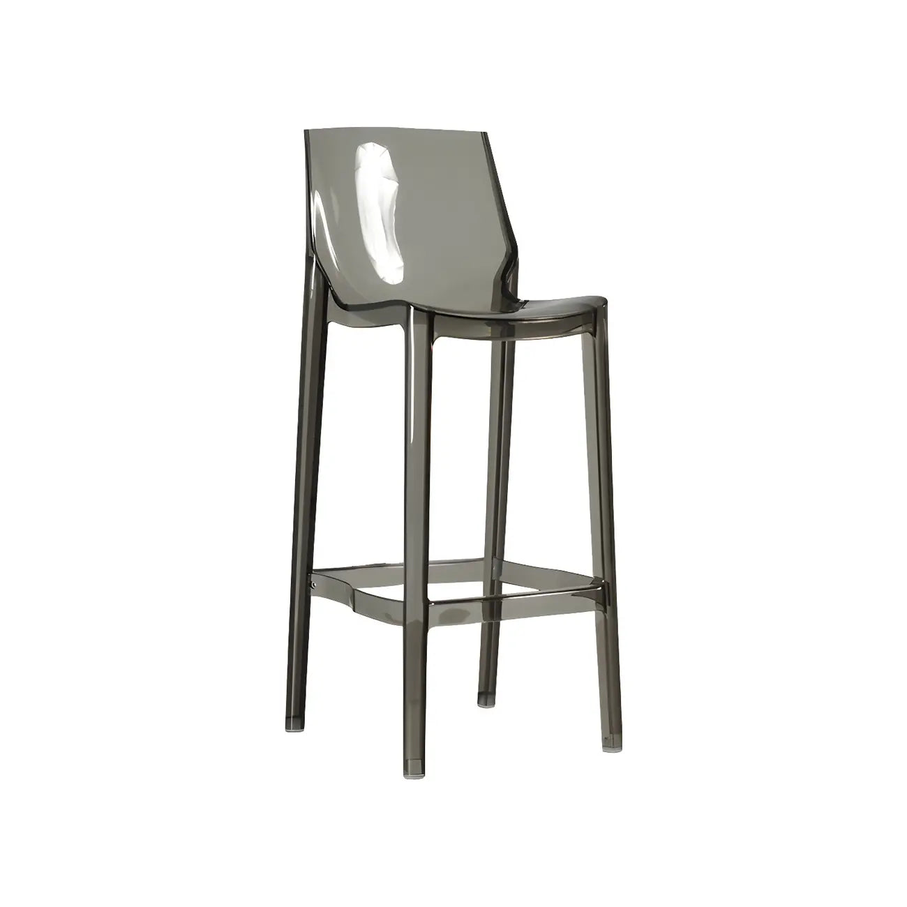 Tabouret de bar moderne en acrylique, coloré, durable et élégant