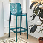 Tabouret de bar moderne en acrylique, coloré, durable et élégant