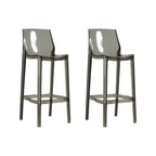 Tabouret de bar moderne en acrylique, coloré, durable et élégant