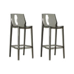 Tabouret de bar moderne en acrylique, coloré, durable et élégant