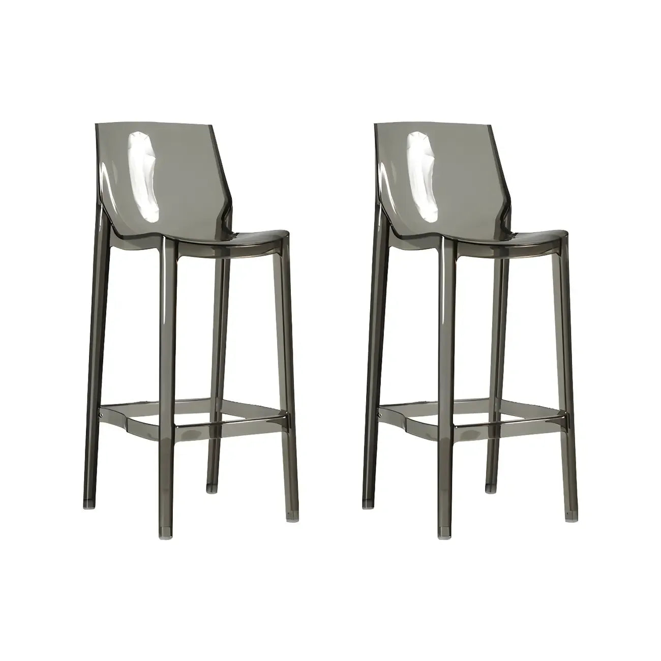 Tabouret de bar moderne en acrylique, coloré, durable et élégant