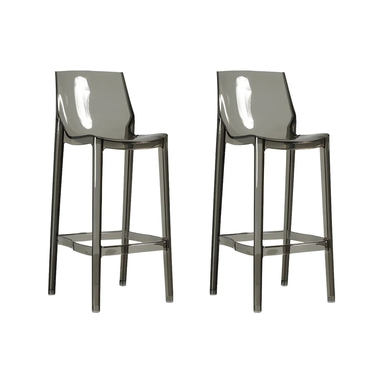 Tabouret de bar moderne en acrylique, coloré, durable et élégant