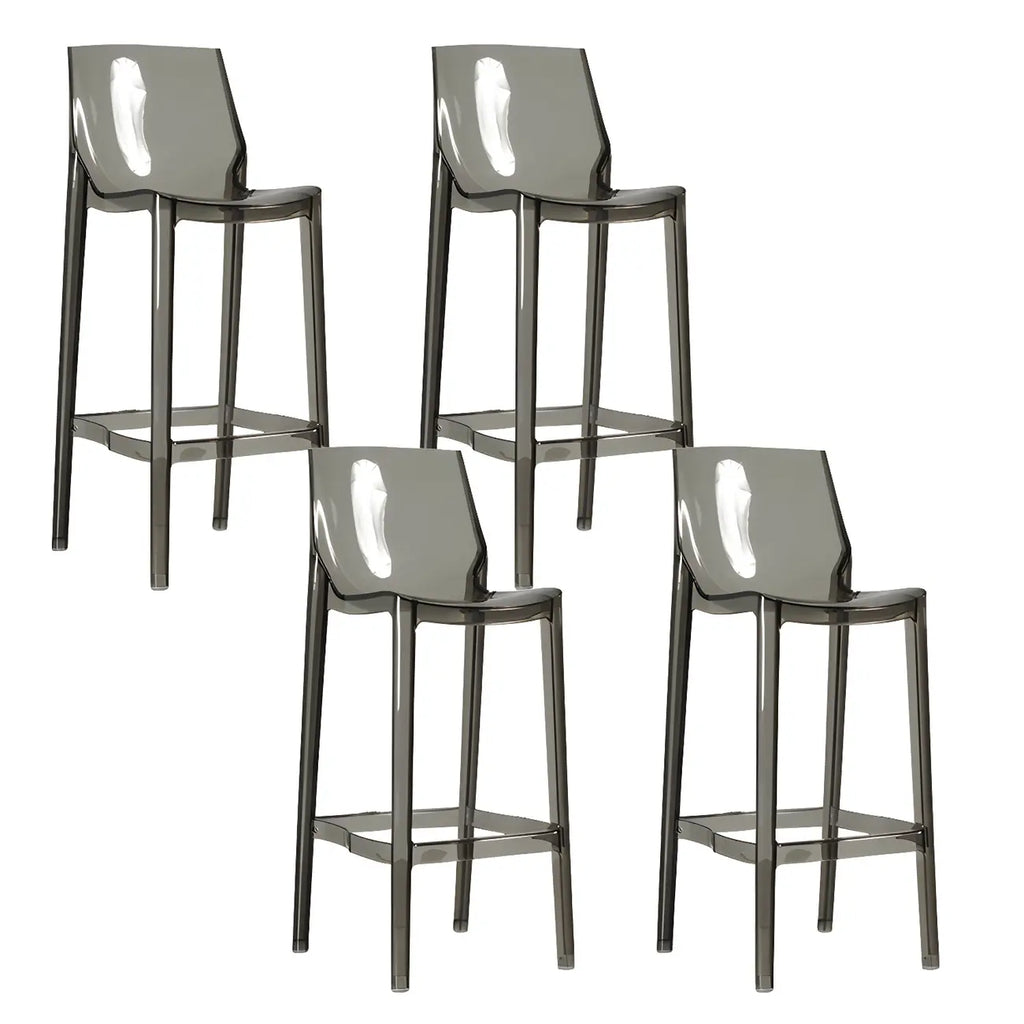 Tabouret de bar moderne en acrylique, coloré, durable et élégant